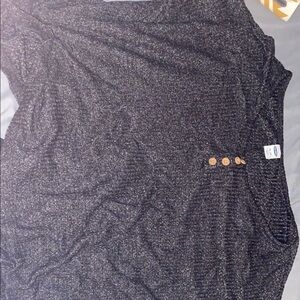 Old Navy Black Button Down Kids Shirt